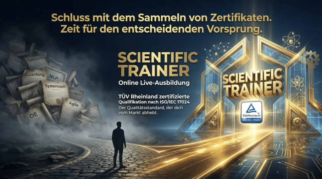 Scientific Trainer mit TÜV Rheinland geprüfter Qualifikation